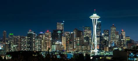 Seattle Skyline at Night - Strategies 360