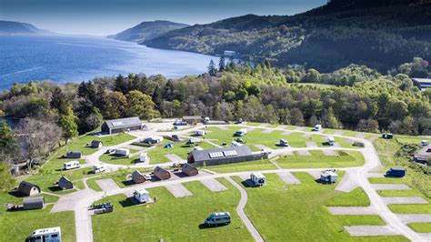 Loch Ness Shores Camping and Caravanning Club Site, Inverness-shire