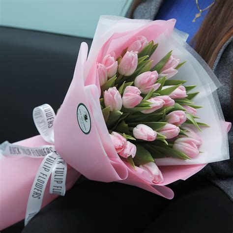 Buy Tulips Online - Pink Tulips Bouquet | BTF.in