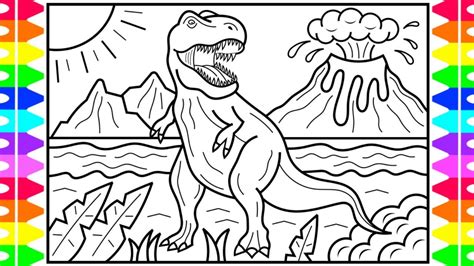 Coloring Pics Of Dinosaurs