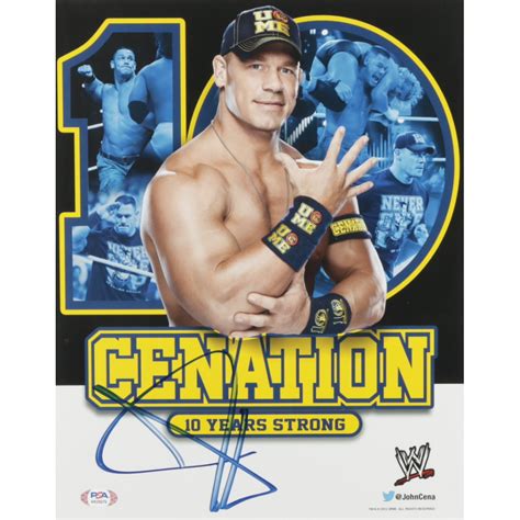 John Cena Signed WWE 11x14 Photo (PSA) | Pristine Auction