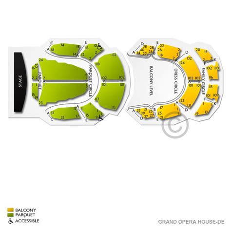 Wilmington Grand Opera House Seating Chart