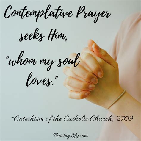 What Is Contemplative Prayer – Thriving Lily