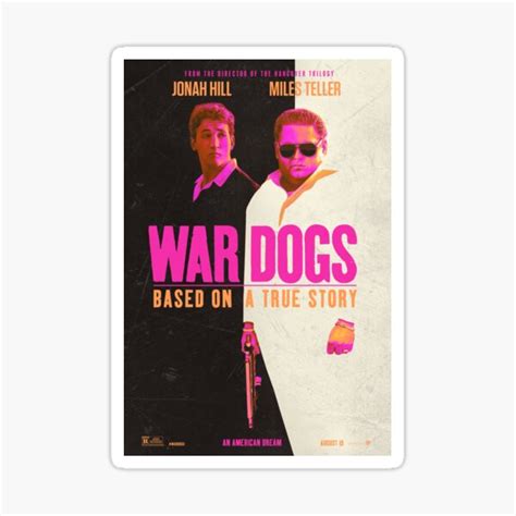 "War Dogs" Sticker for Sale by Zakmacattack | Redbubble