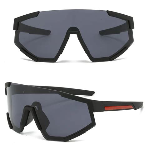 UV Protection Windproof Cycling Sunglasses For Men And Women One Piece ...