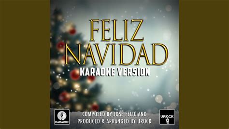 Feliz Navidad (Karaoke Version) - YouTube