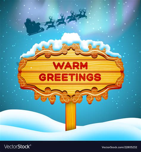 Warm greetings background Royalty Free Vector Image