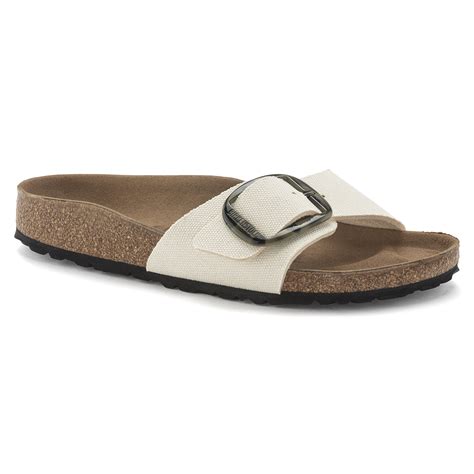 Madrid Vegan Big Buckle Textile Eggshell | BIRKENSTOCK