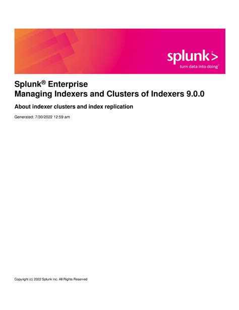 Splunk-9 - Splunk Administering - Splunk ® Enterprise Managing Indexers ...