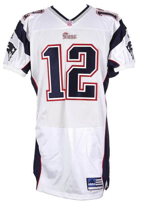 Lot Detail - 2001 Tom Brady New England Patriots Road Jersey (MEARS LOA ...