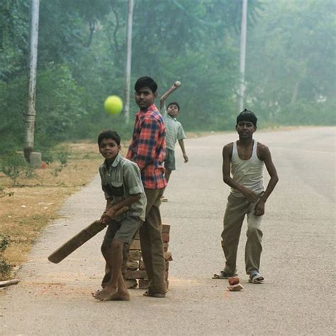 Playing Cricket With the Kids in Indian Streets | India for kids ...