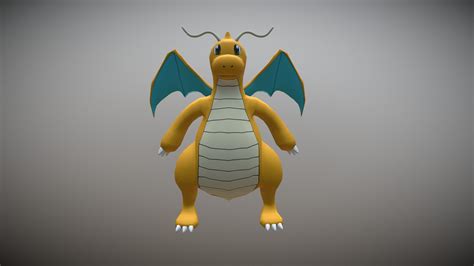 Dragonite - 3D model by -Dodo- [7ef6700] - Sketchfab