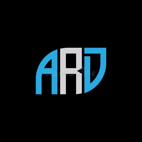 ARD Letter Logo Design on Black Background.ARD Creative Initials Letter ...