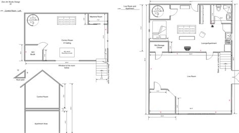 zero art studio final floor plan | Tate Eskew