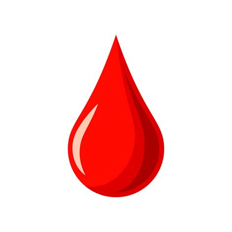 blood drop vector isolated on white background 7063118 Vector Art at ...