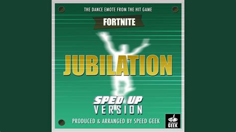 Jubilation Dance Emote (From "Fortnite Battle Royale") (Sped Up) - YouTube