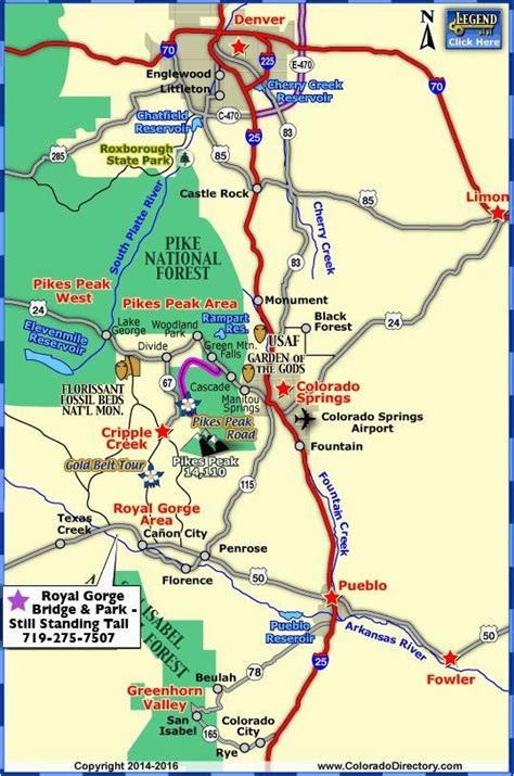 Map Of Fountain Colorado | secretmuseum