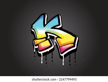 Letter K Graffiti