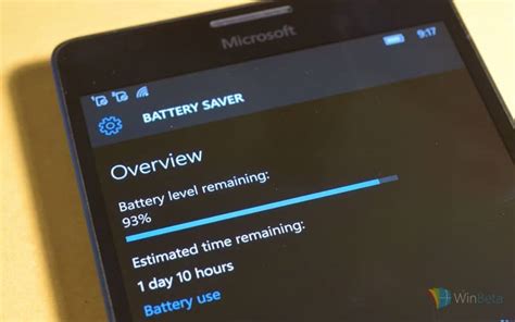 Top 10 ways to maximize your phone battery life on a Windows 10 Mobile ...