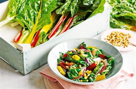 Rainbow Swiss chard with cranberries recipe - CookingEggs