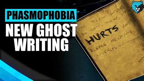 NEW GHOST WRITING! | Phasmophobia Exposition Update - YouTube