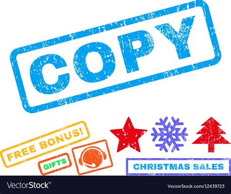 Copy Rubber Stamp Royalty Free Vector Image - VectorStock