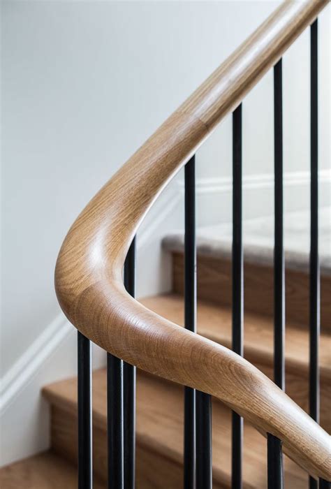 stair rail | Stairway design, Interior stairs, House stairs