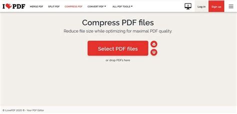 How to Compress PDF with iLovePDF