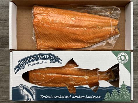 Traditional Smoked Salmon Fillet Gift Box | Rushing Waters Fisheries