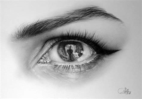 Eye Pencil Drawing Fine Art Signed Print - Etsy UK