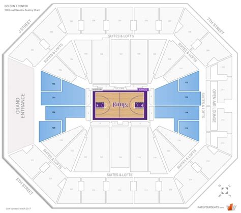 Golden One Seating Chart