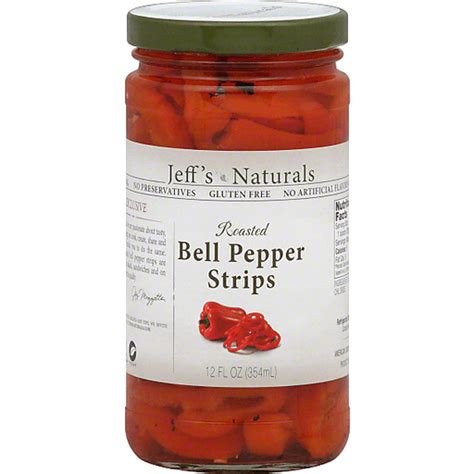 Jeff's Naturals Roasted Bell Pepper Strips | Shop | Superlo Foods