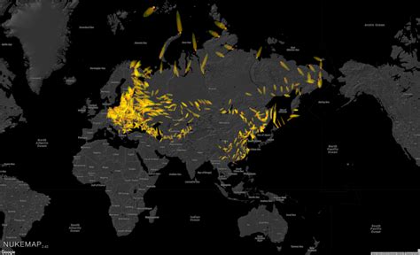 Russia Nuclear Weapons Map