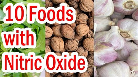 Top 10 Foods with Nitric Oxide - YouTube in 2021 | Nitric oxide, Plant ...