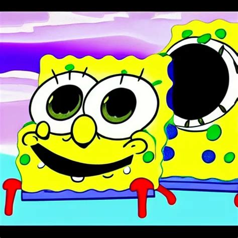 cursed spongebob meme, 4 k, 8 k | Stable Diffusion