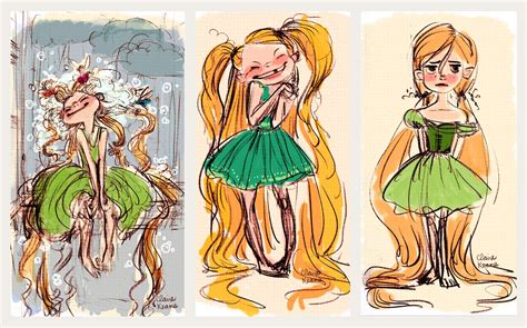 Tangled Concept Art Rapunzel