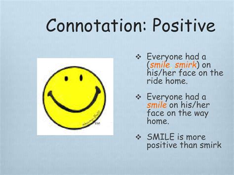 What Is A Positive Connotation Example