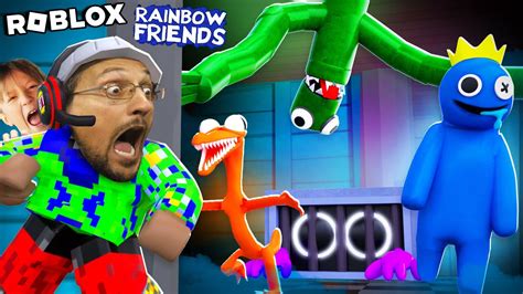 Roblox Rainbow Friends are NOT our Friends 🌈=💀 (FGTeeV Gameplay w/ Drizz)