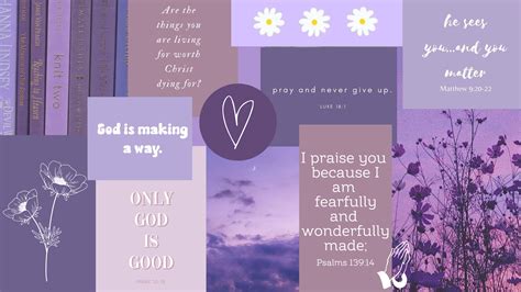 Aesthetic Christian Purple Laptop Wallpaper | Laptop wallpaper quotes ...