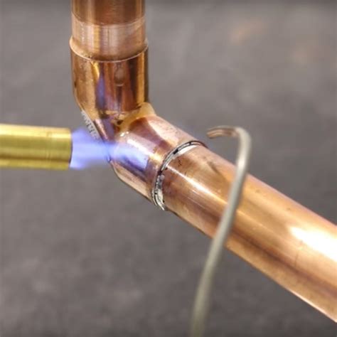 Learn How to Solder Copper Pipe Yourself | Soldering copper pipe ...