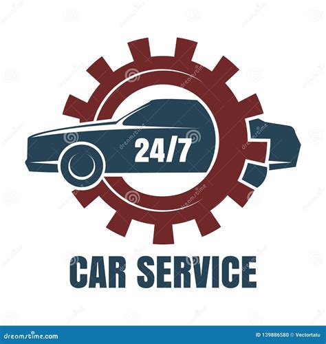 Car repair service logo stock vector. Illustration of brand - 139886580