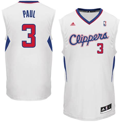 Chris Paul LA Clippers adidas Replica Home Jersey - White