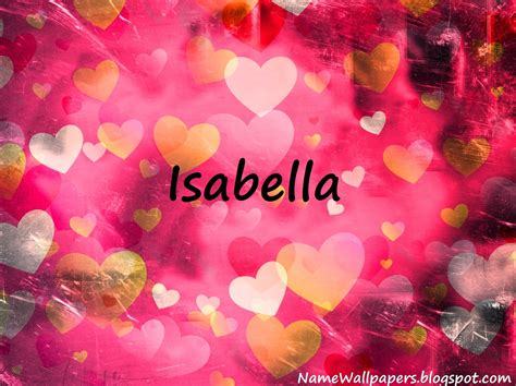 Isabella Name Wallpapers Isabella ~ Name Wallpaper Urdu Name Meaning ...