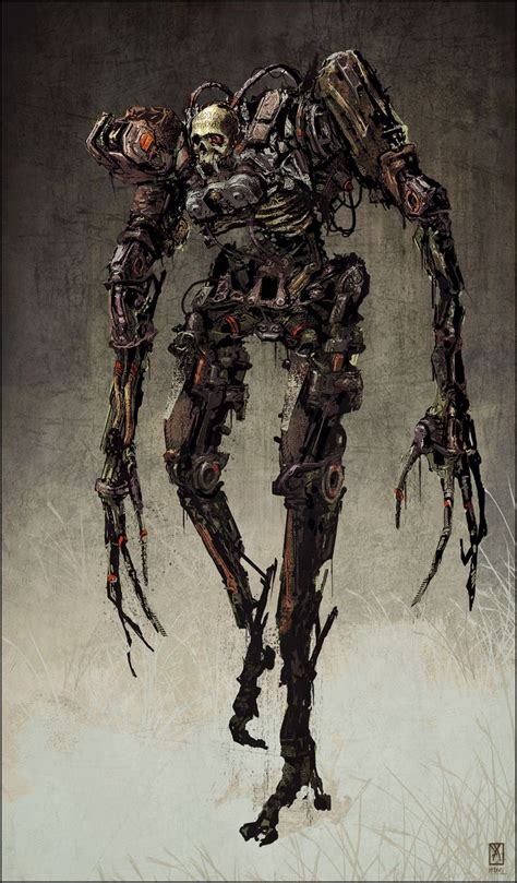 ArtStation - ZomBot, David Metzger | Robot concept art, Robot art ...