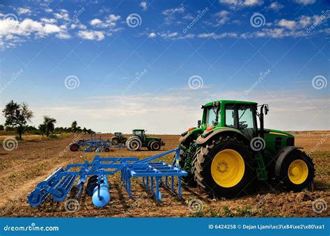 Tractor - Modern Agriculture Equipment Editorial Stock Photo - Image of ...