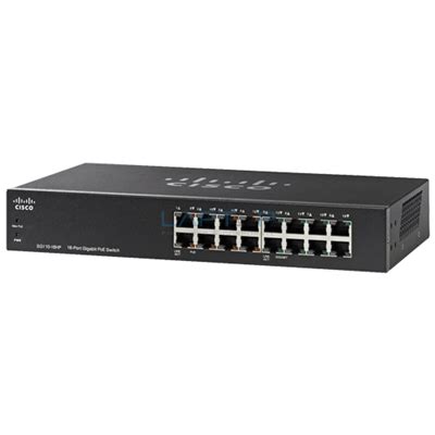 Cisco, 16 Port, Unmanaged, Gigabit, PoE+, Switch, 8x PoE+, Ports, (64W ...