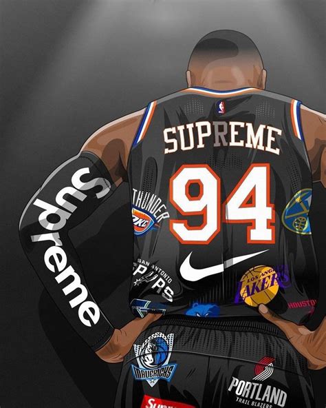 Leah here | Supreme wallpaper, Nba basketball art, Nba background