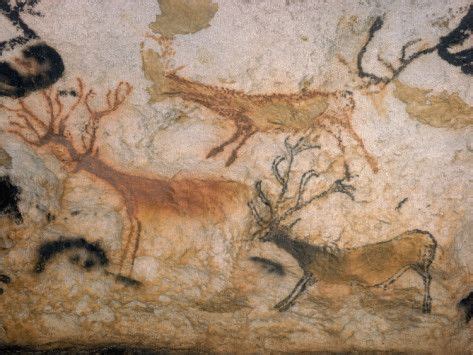 '20,000 Year Old Lascaux Cave Painting Done by Cro-Magnon Man in the ...