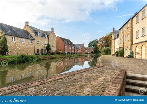 The Restored Stroudwater Canal Running Through Ebley Mills, Stroud ...