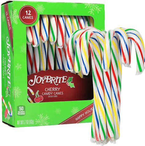 Greenco Candy Canes Individually Wrapped Cherry Flavored Candy Canes ...